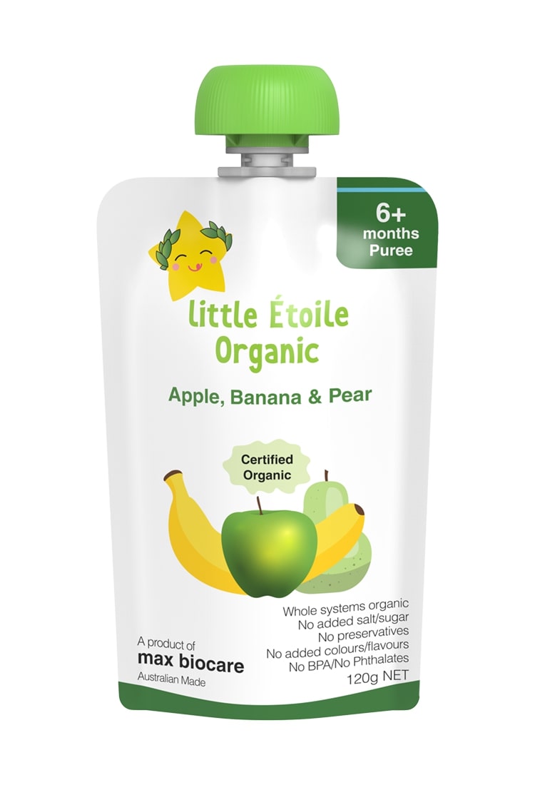 Little Etoile Organic - Apple, Banana & Pear Puree