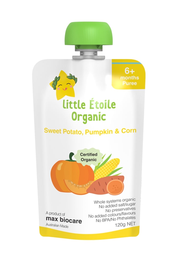 Little Etoile Organic - Sweet Potato, Pumpkin & Corn Puree