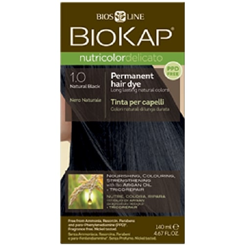BioKap - Nutricolor Delicato (1.0 Natural Black)