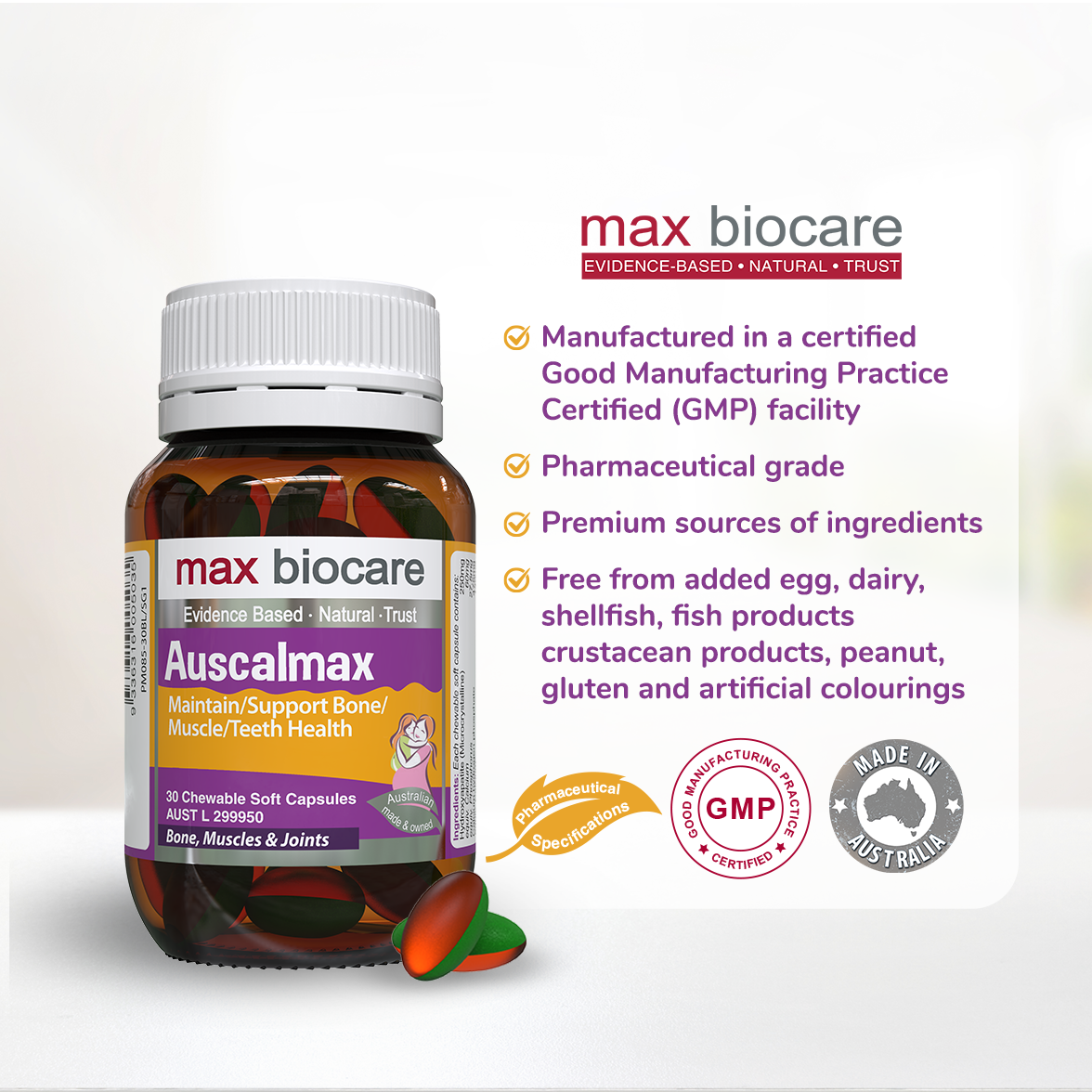 Max Biocare - Auscalmax