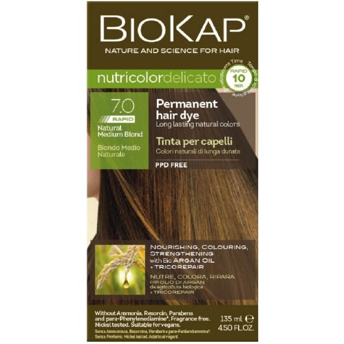 BioKap - Nutricolor Delicato Rapid (7.0 Natural Medium Blond)