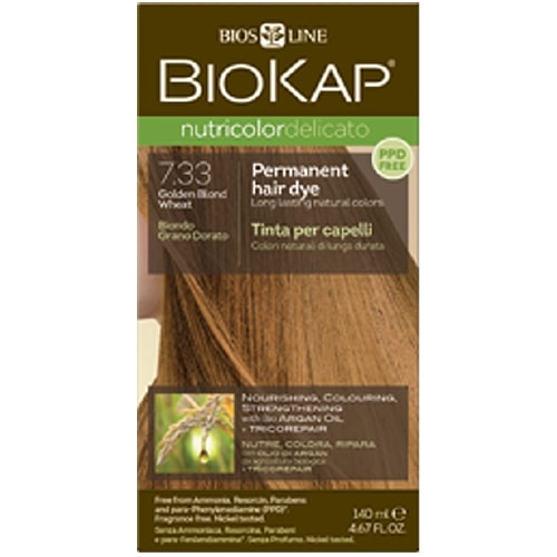 BioKap - Nutricolor Delicato (7.33 Golden Blond Wheat)