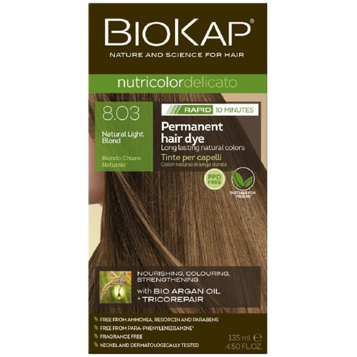 BioKap - Nutricolor Delicato Rapid (8.03 Natural Light Blond)
