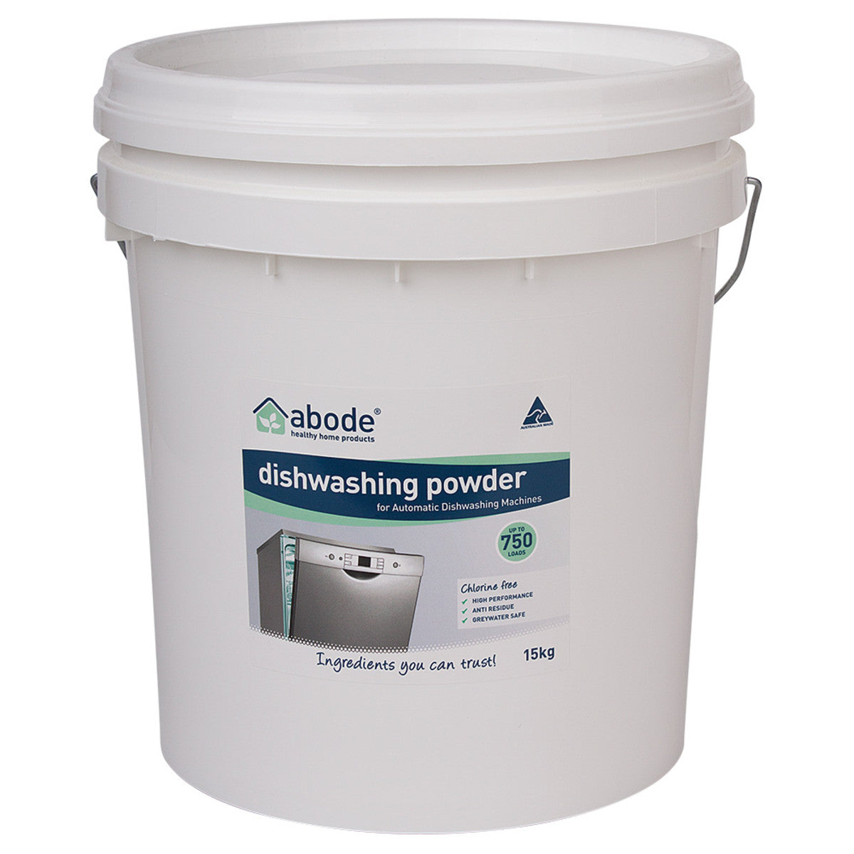 ABODE AUTO DISHWASHING POWDER BUCKET 15KG