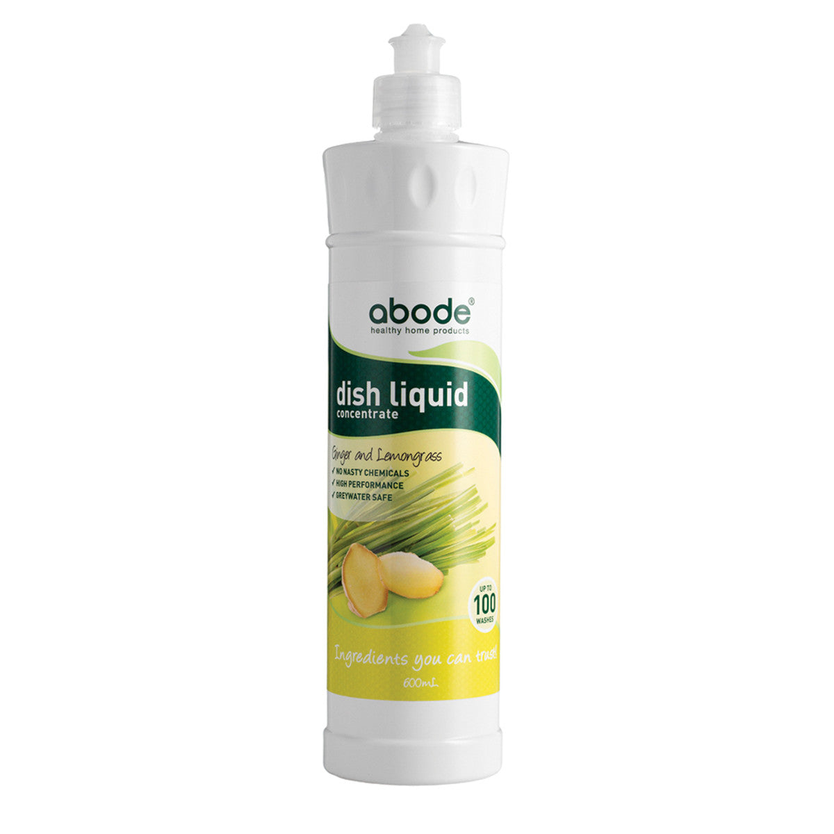 Abode - Dish Liquid Concentrate (Ginger & Lemongrass)
