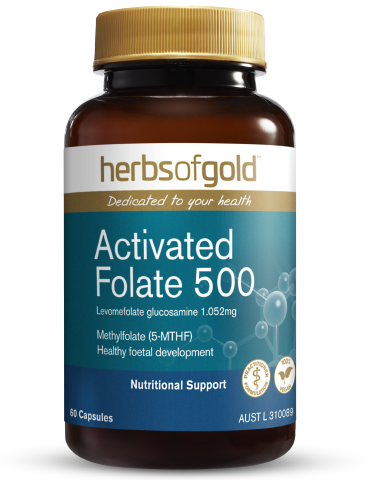 Herbs of Gold - Activated Folate 500