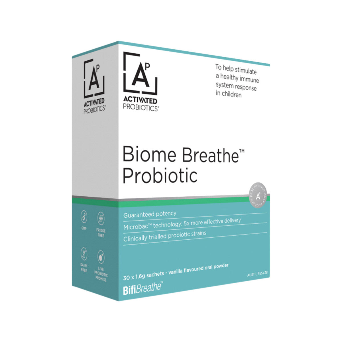 Activated Probiotics - Biome Breathe Probiotic Vanilla Sachets