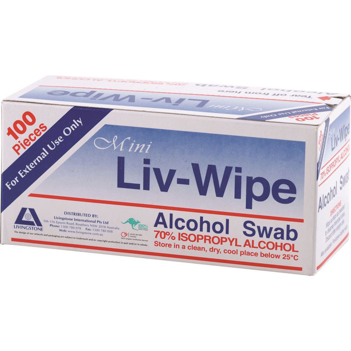 Alcohol Wipes Mini Alcohol Swabs (30x30mm)