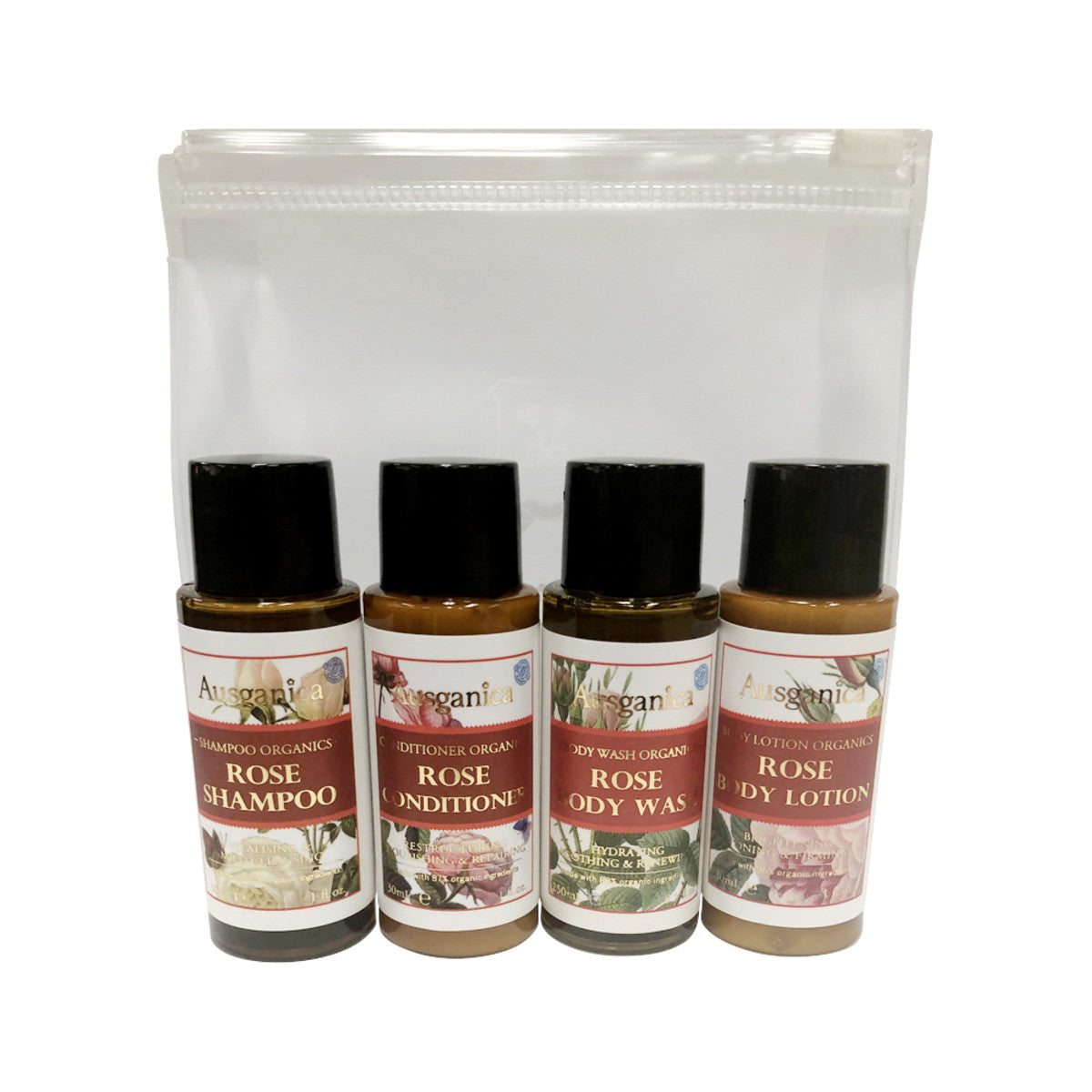 Ausganica - Travel Kit Hair and Body Rose