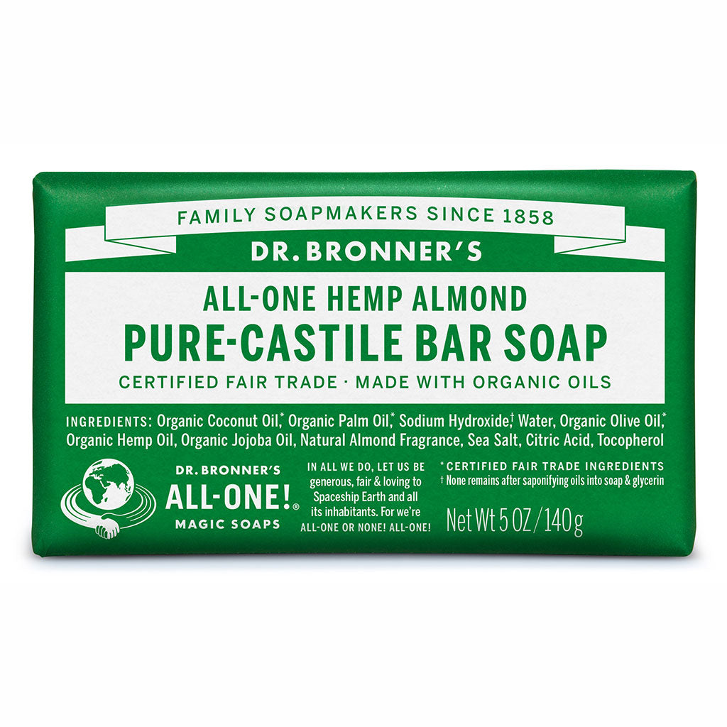 Dr Bronner's - Pure-Castile Almond Bar Soap