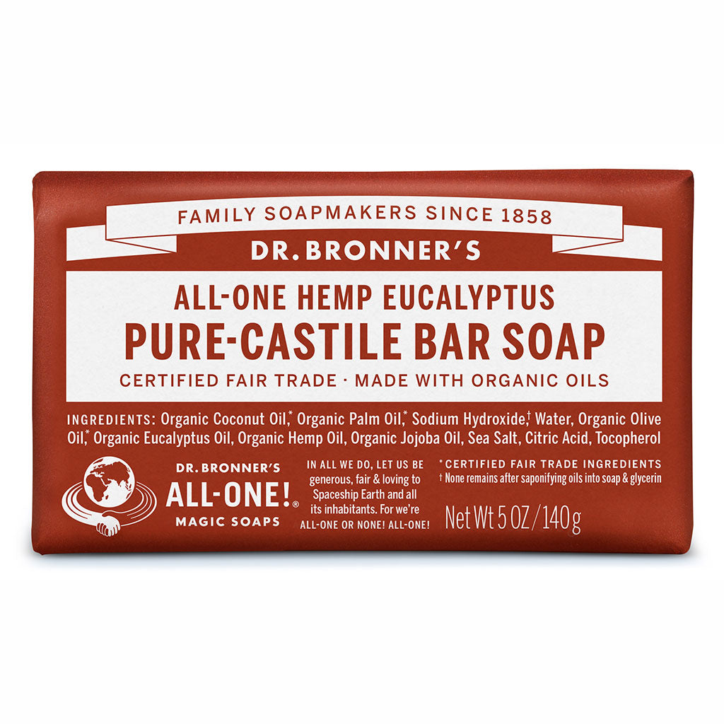 Dr Bronner's - Pure-Castile Eucalyptus Bar Soap