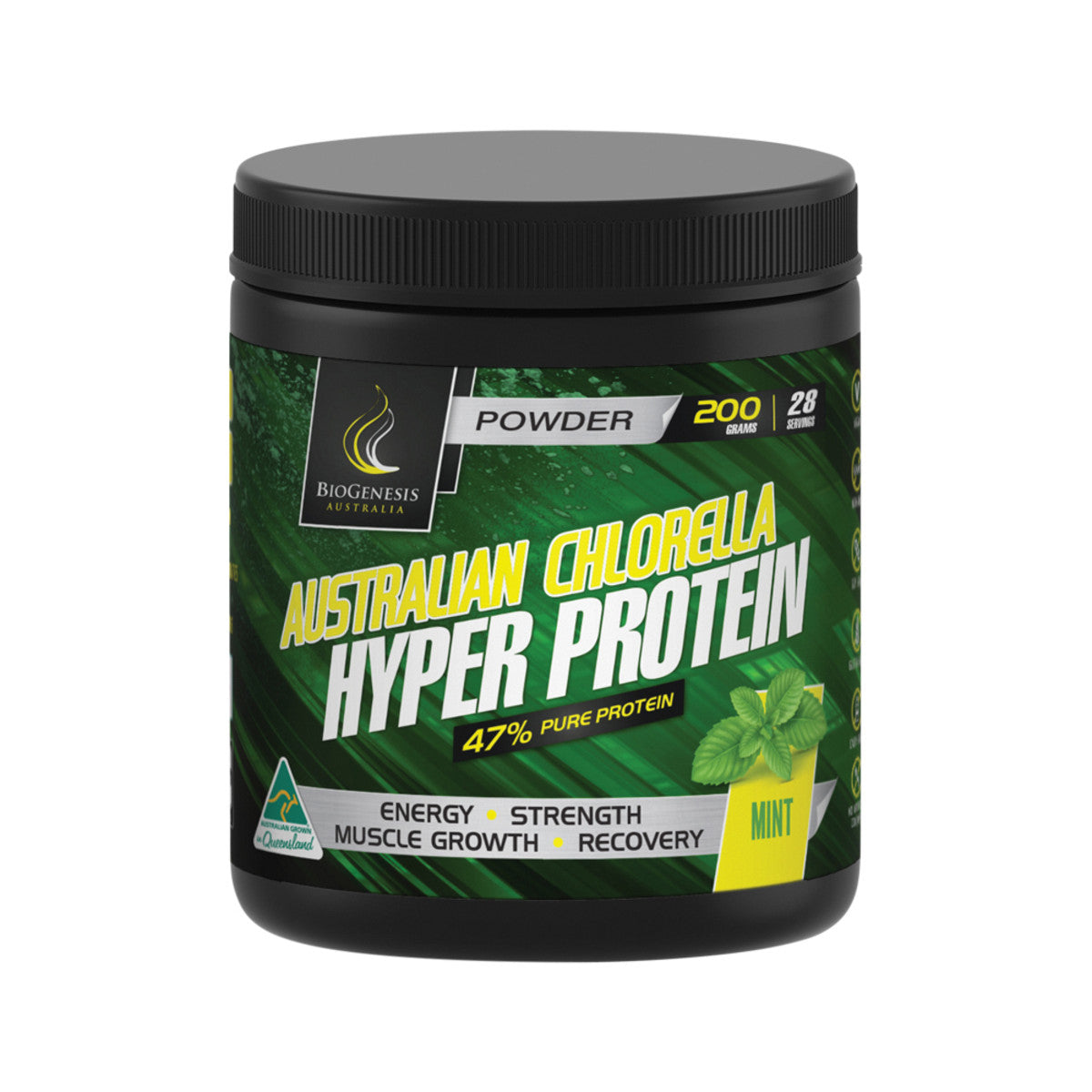 BioGenesis - Australian Chlorella Hyper Protein Mint Powder
