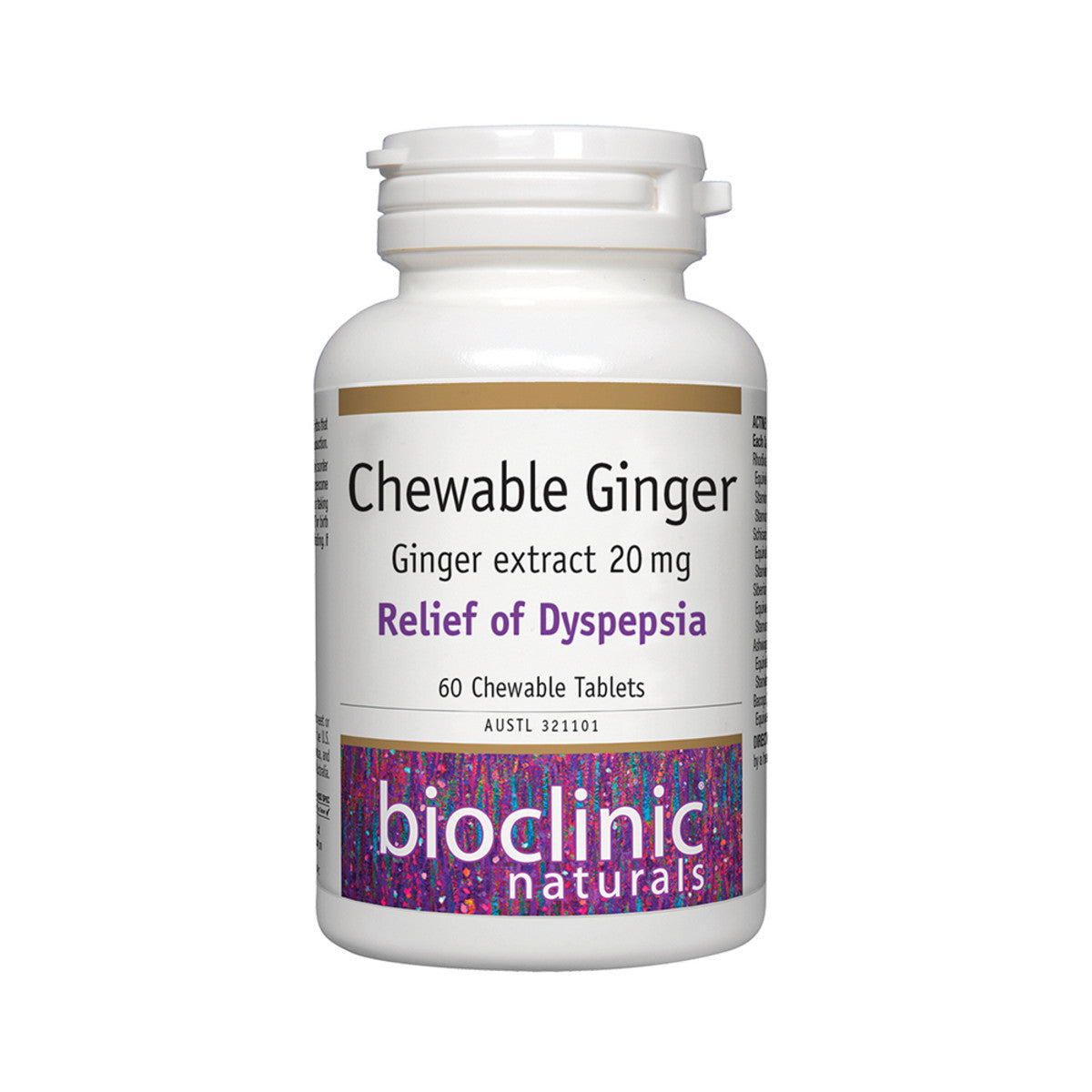 Bioclinic Naturals - Chewable Ginger