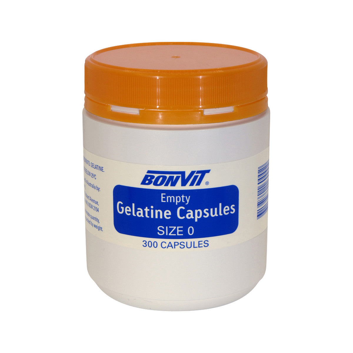Bonvit - Empty Gelatine Capsules Size '0'