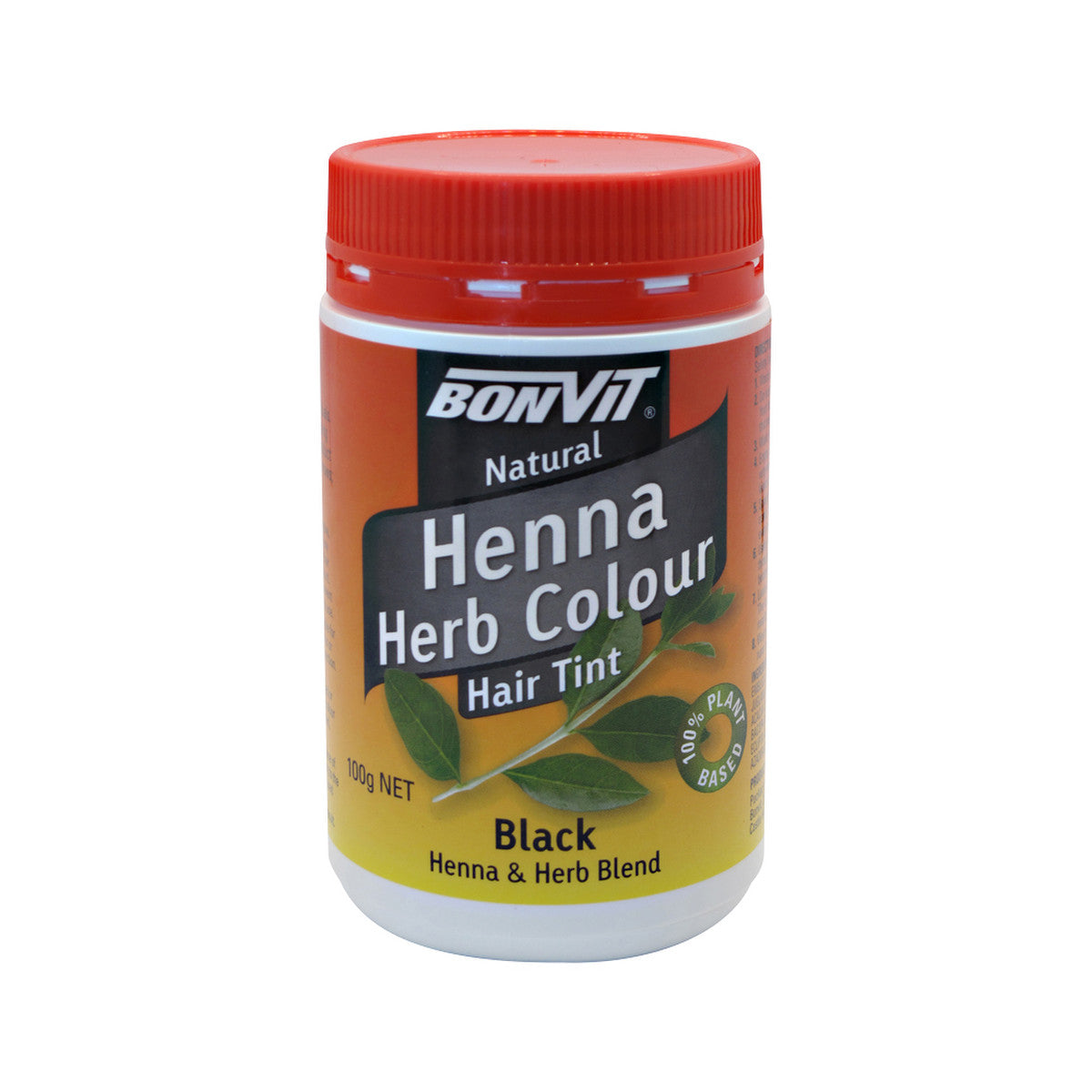 Bonvit - Henna Herb Colour Hair Tint Black