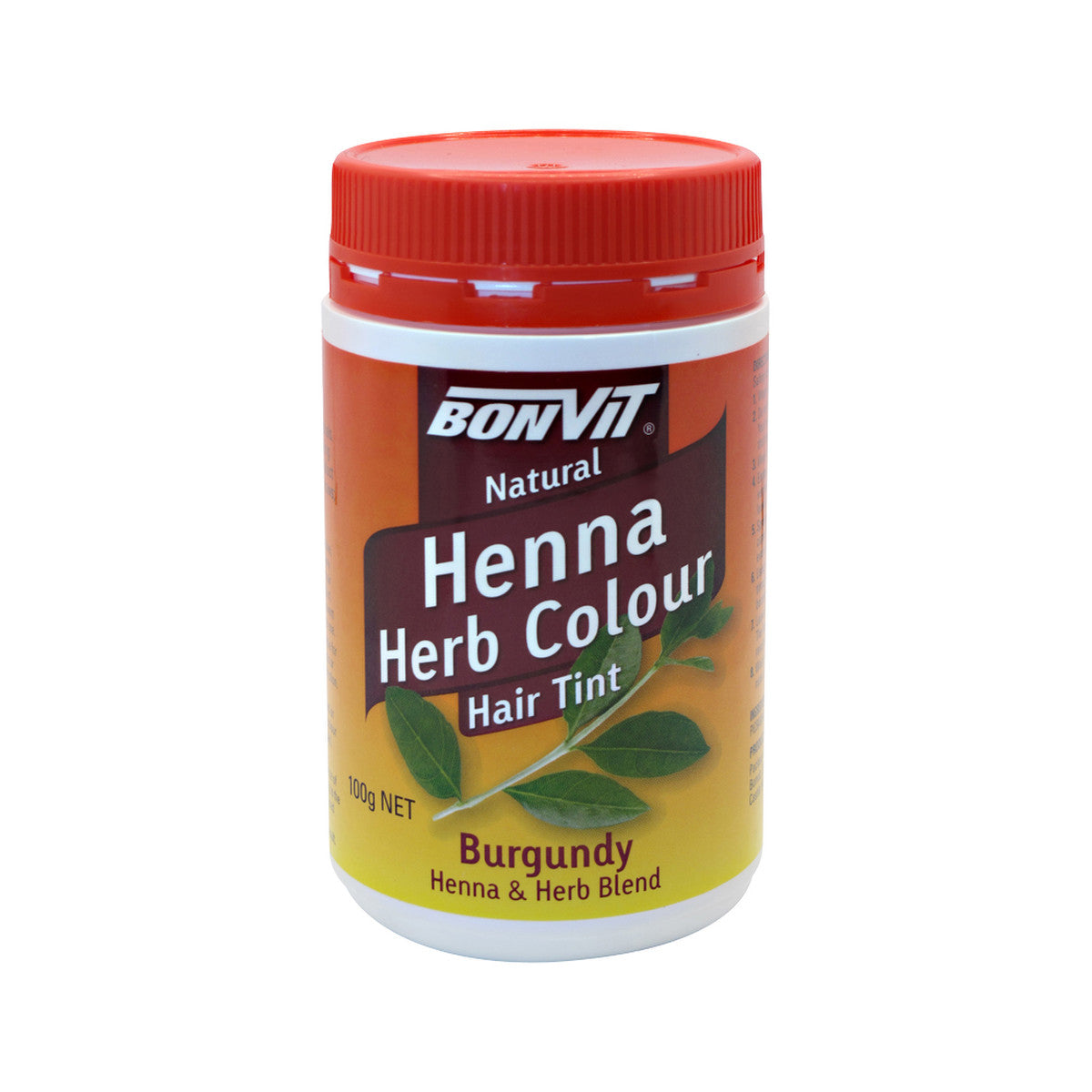 Bonvit - Henna Herb Colour Hair Tint Burgundy