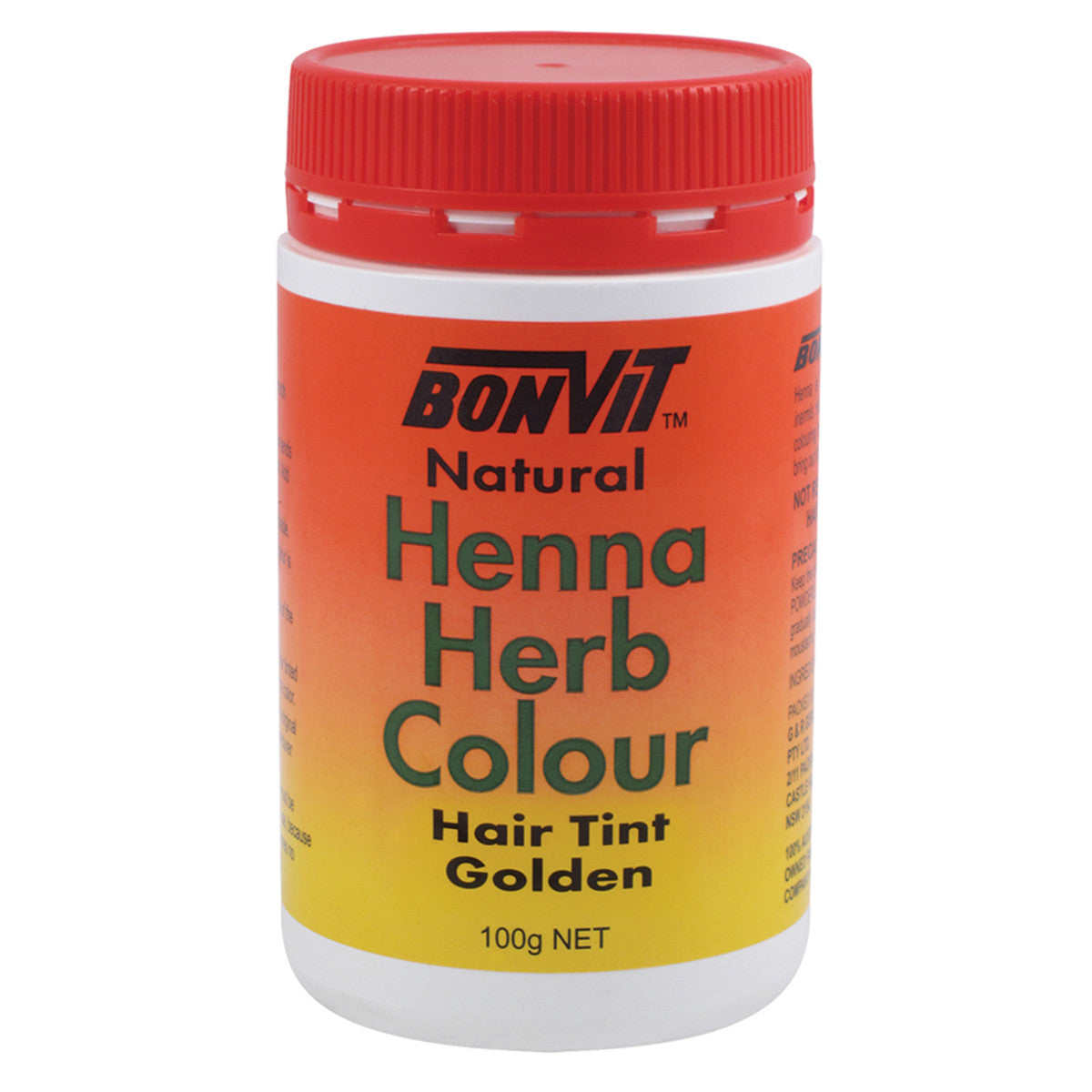 Bonvit - Henna Herb Colour Hair Tint Golden