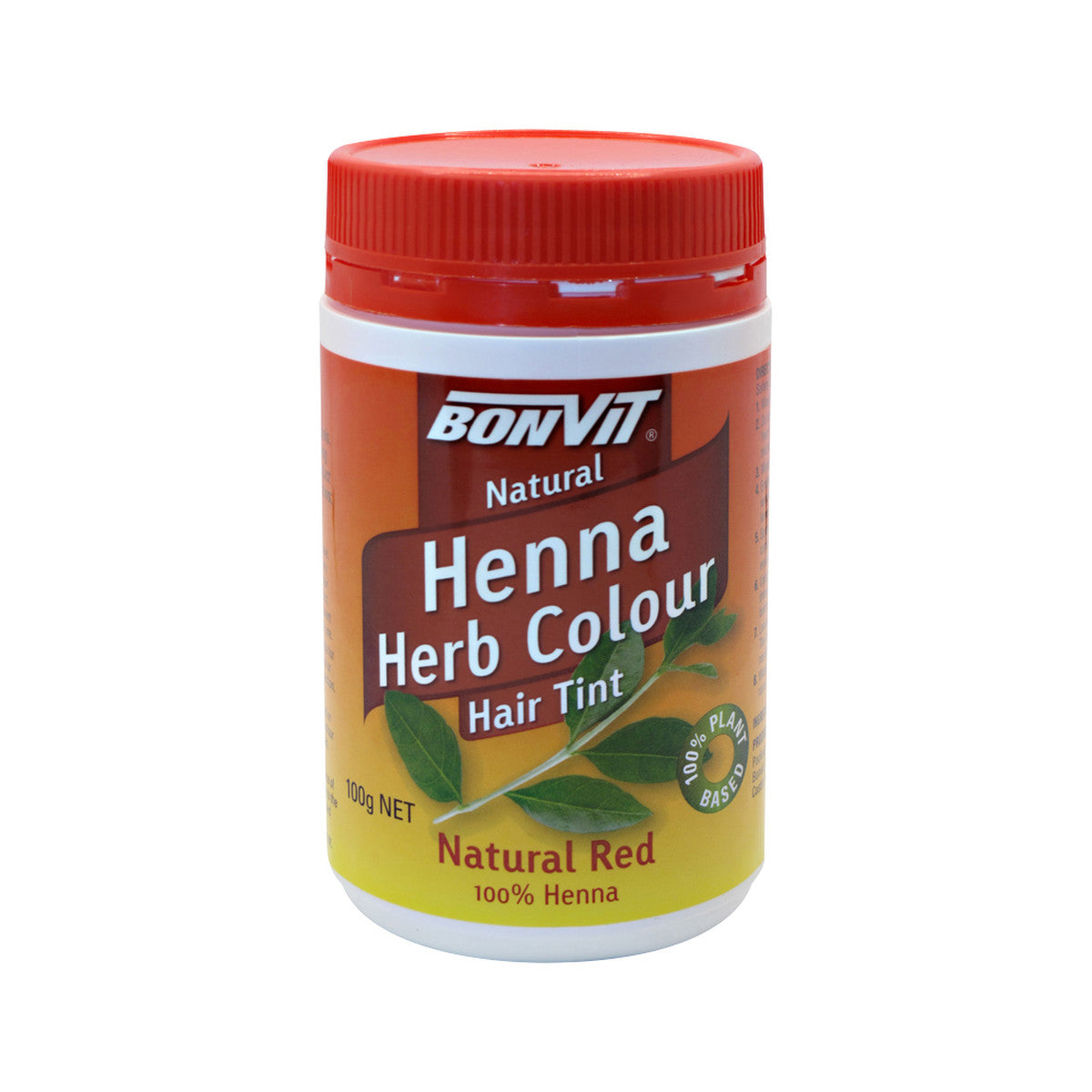Bonvit - Henna Herb Colour Hair Tint Natural Red