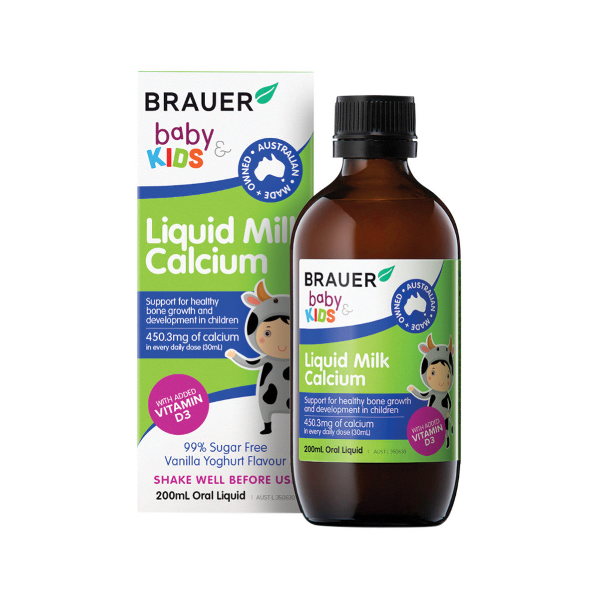 Brauer - Baby & Kids Liquid Milk Calcium (7+ months)