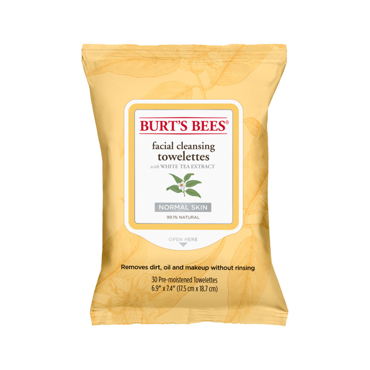 Burts Bees - Facial Cleansing Towelettes (White Tea)