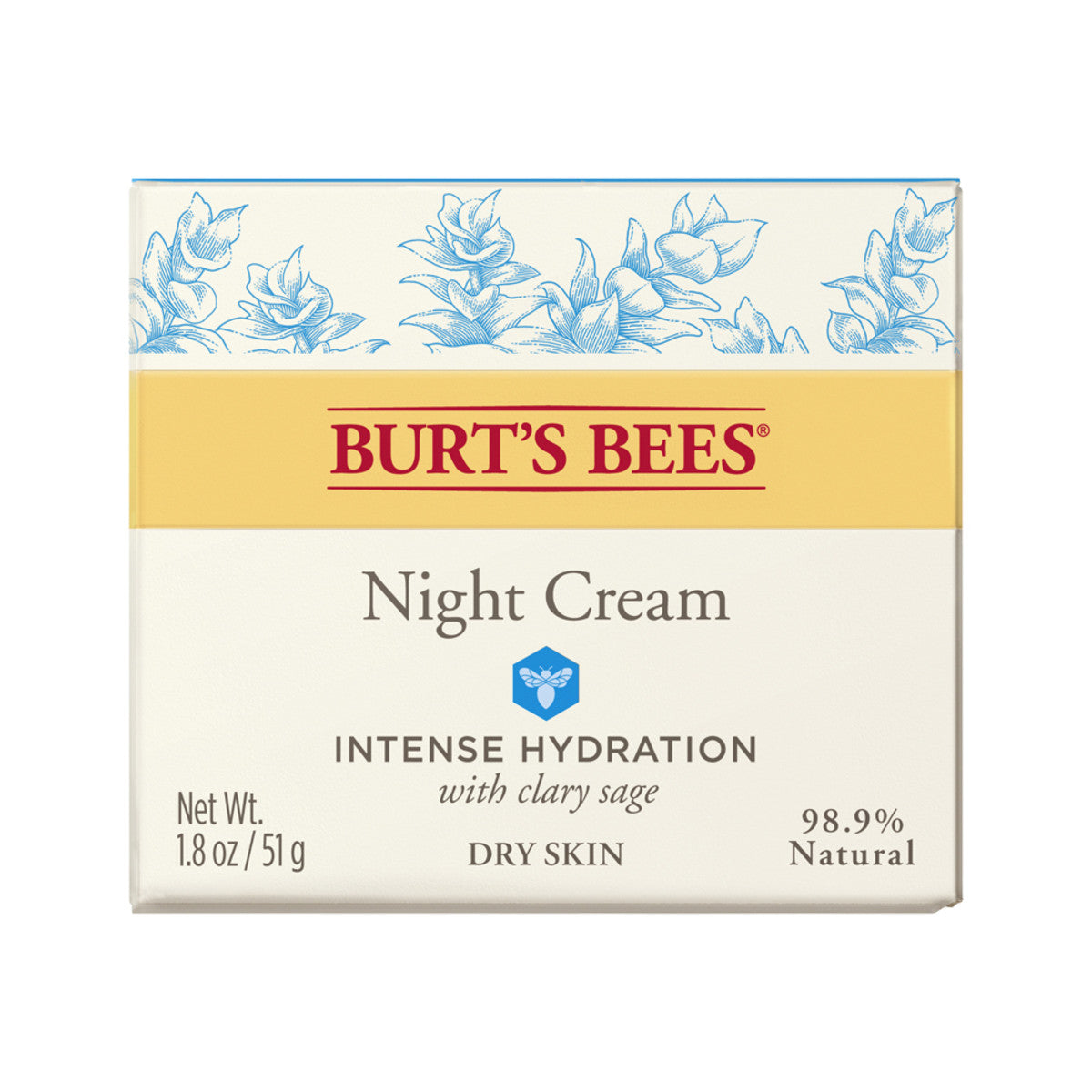 Burts Bees - Intense Hydration Night Cream Clary Sage