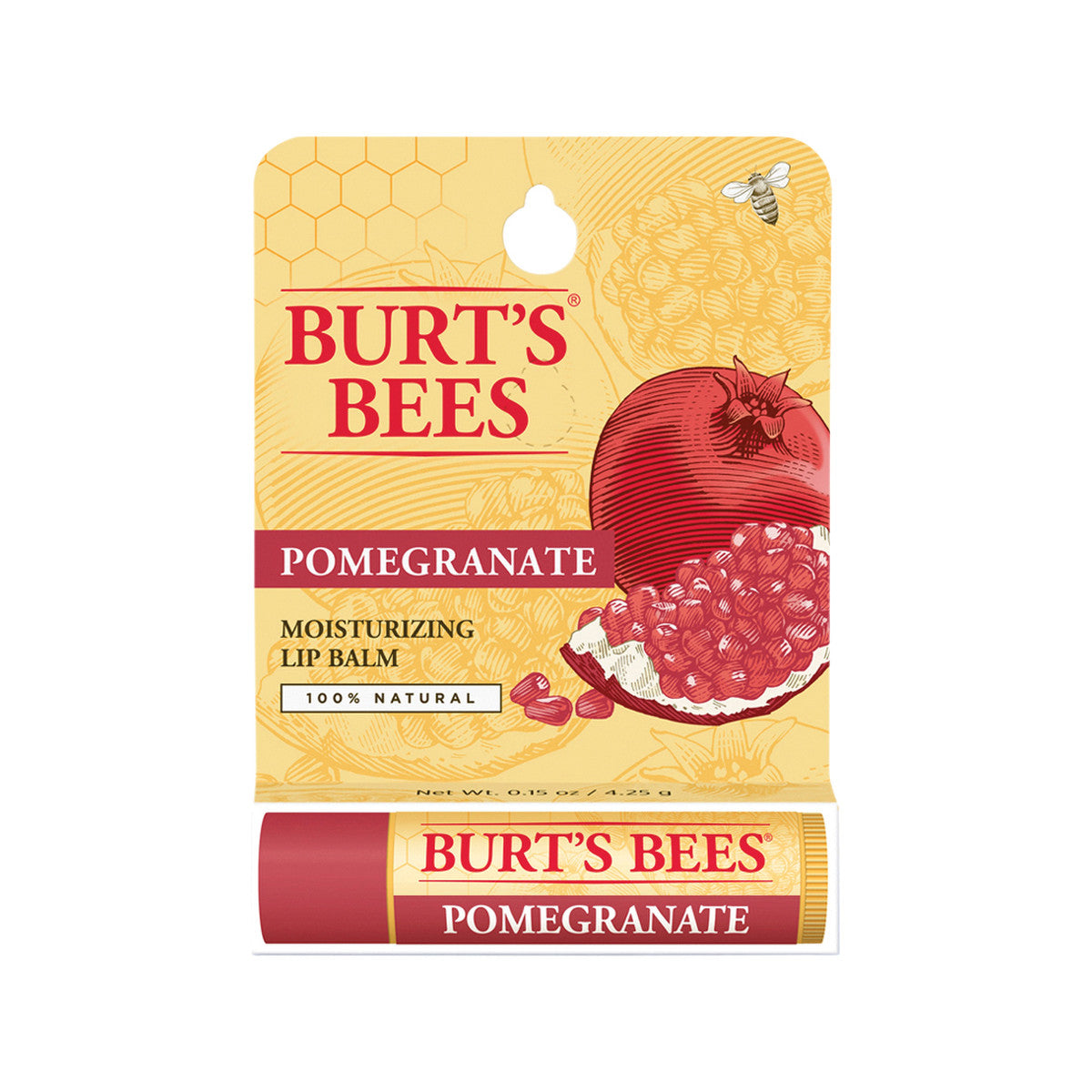 Burts Bees - Lip Balm Pomegranate Replenishing Tube