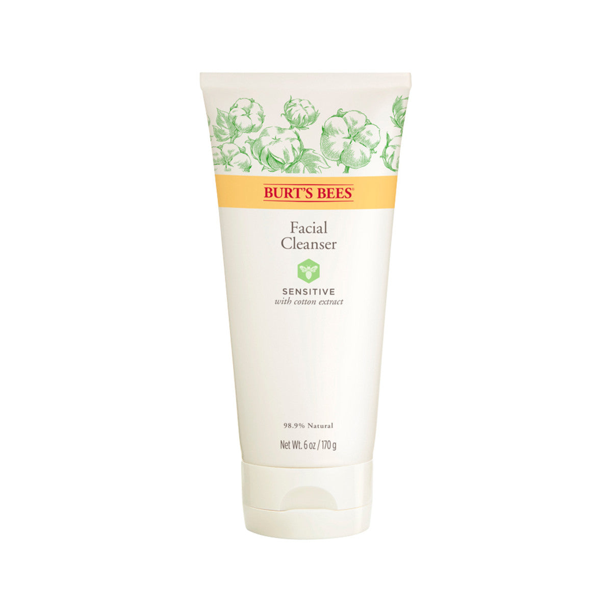Burts Bees - Sensitive Facial Cleanser w Cotton Extract