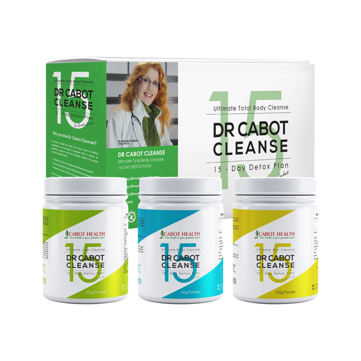 Cabot Health - Dr Cabot Cleanse 15 Day Detox Pack
