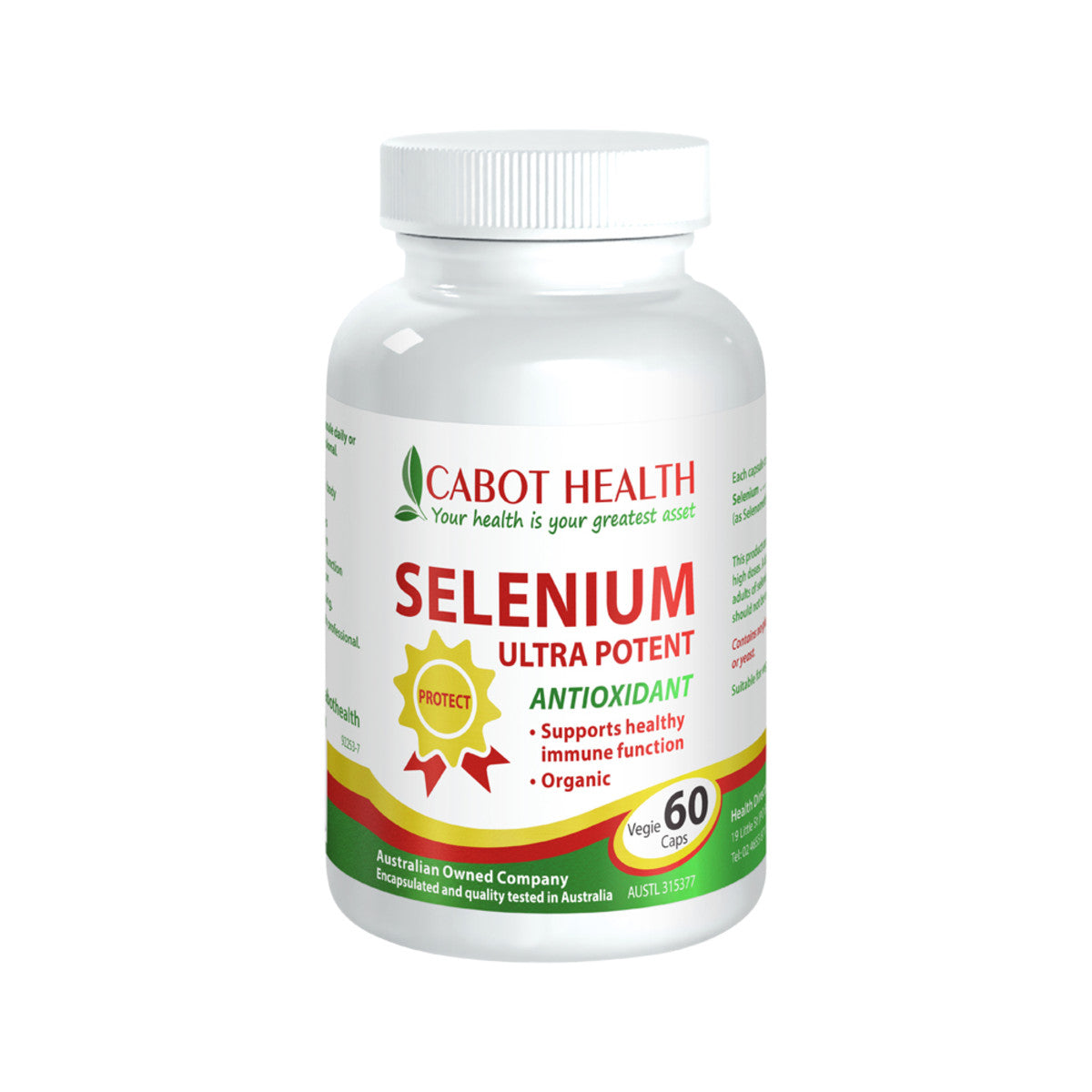 Cabot Health - Selenium Ultra Potent Antioxidant 150mcg