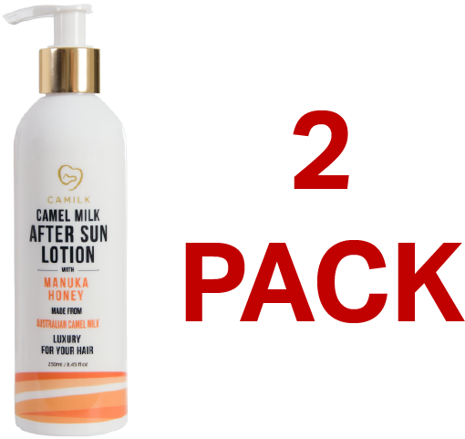 Camilk Camel Milk After Sun Lotion with Manuka Honey - 2 Pack