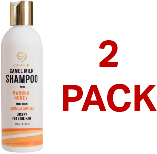 Camilk Camel Milk Shampoo with Manuka Honey 250ml - 2 Pack