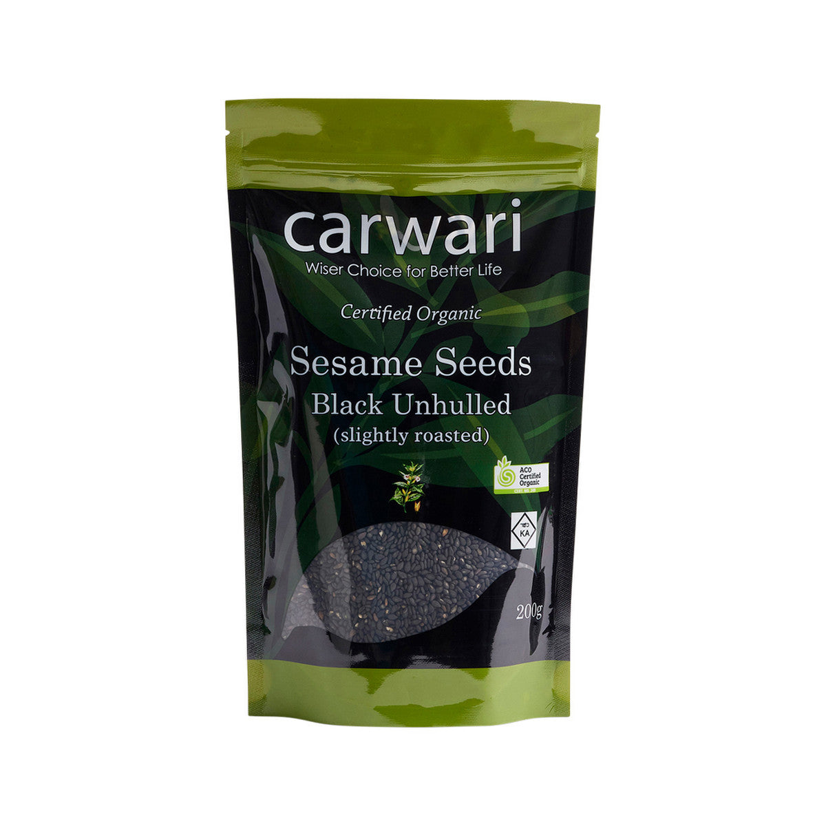 Carwari - Organic Sesame Seeds Black Unhulled