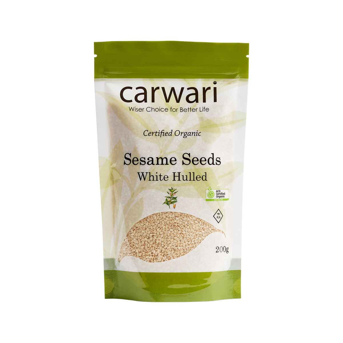 Carwari - Organic Sesame Seeds White Hulled
