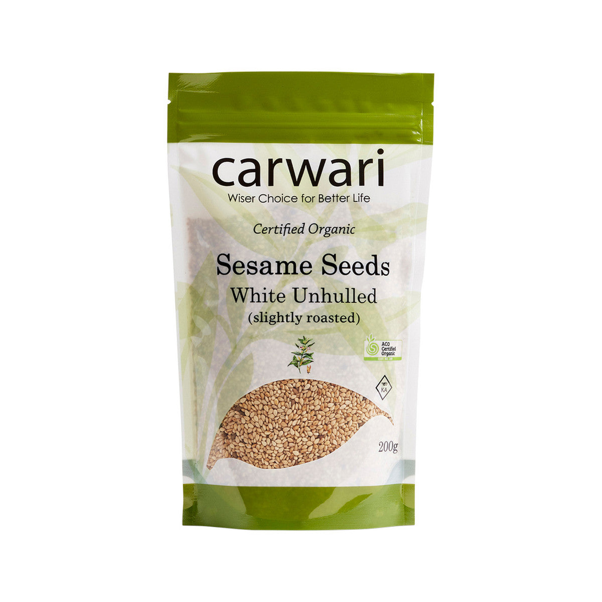 Carwari - Organic Sesame Seeds White Unhulled