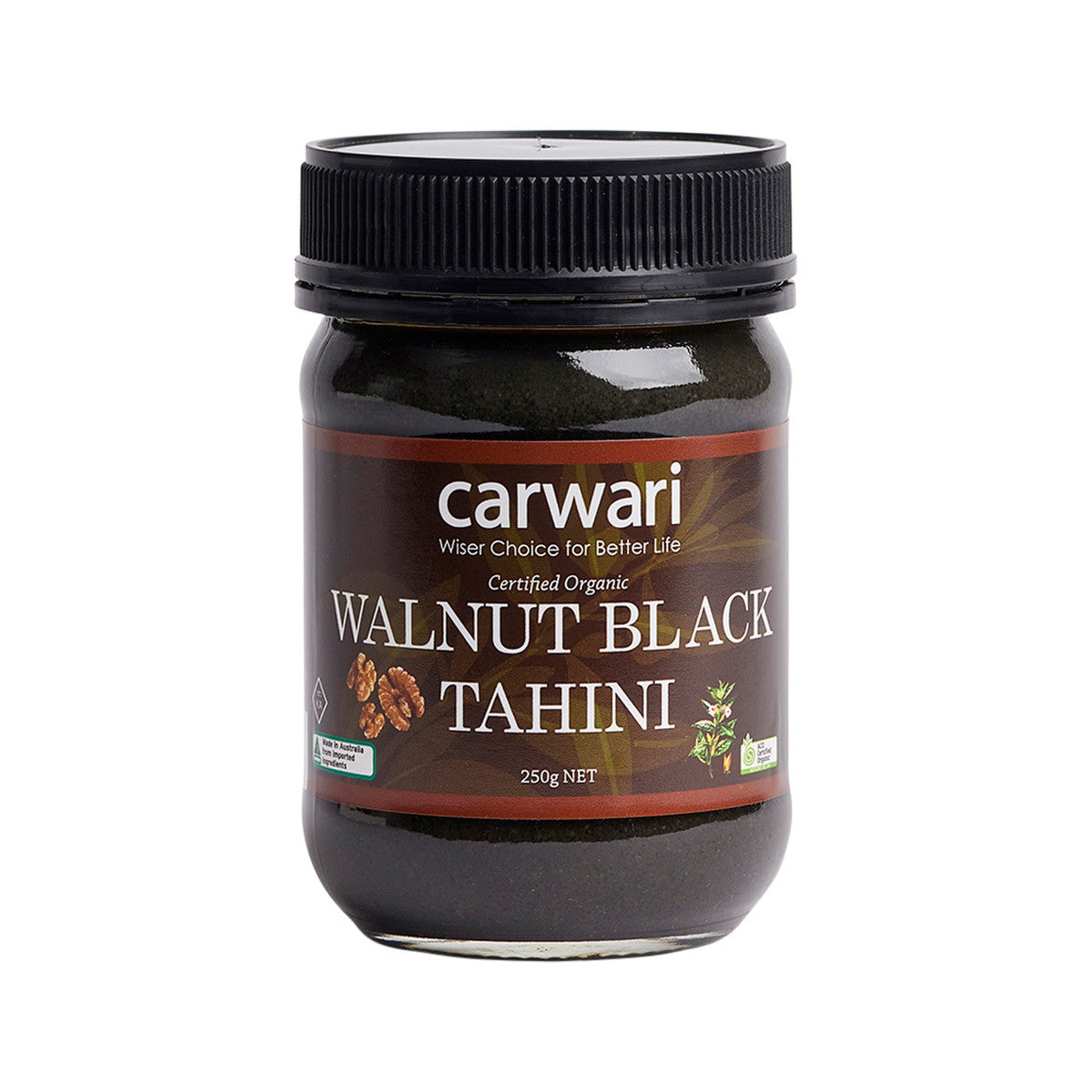 Carwari - Organic Walnut Black Tahini