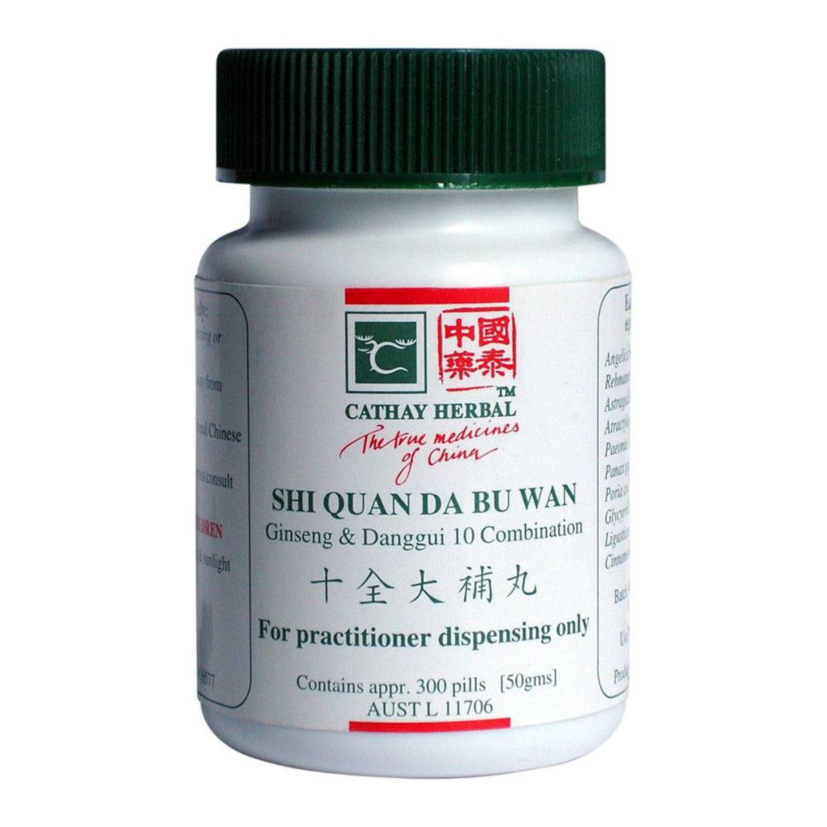 Cathay Herbal - Ginseng and Danggui Ten Combination pill