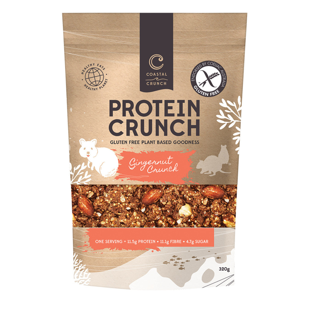 Coastal Crunch - Protein Crunch Gingernut Crunch