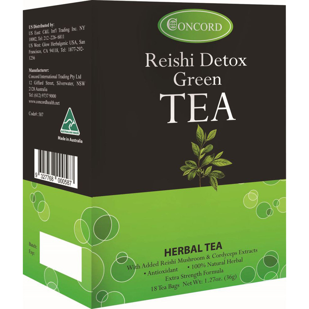 Concord - Reishi Detox Green Tea