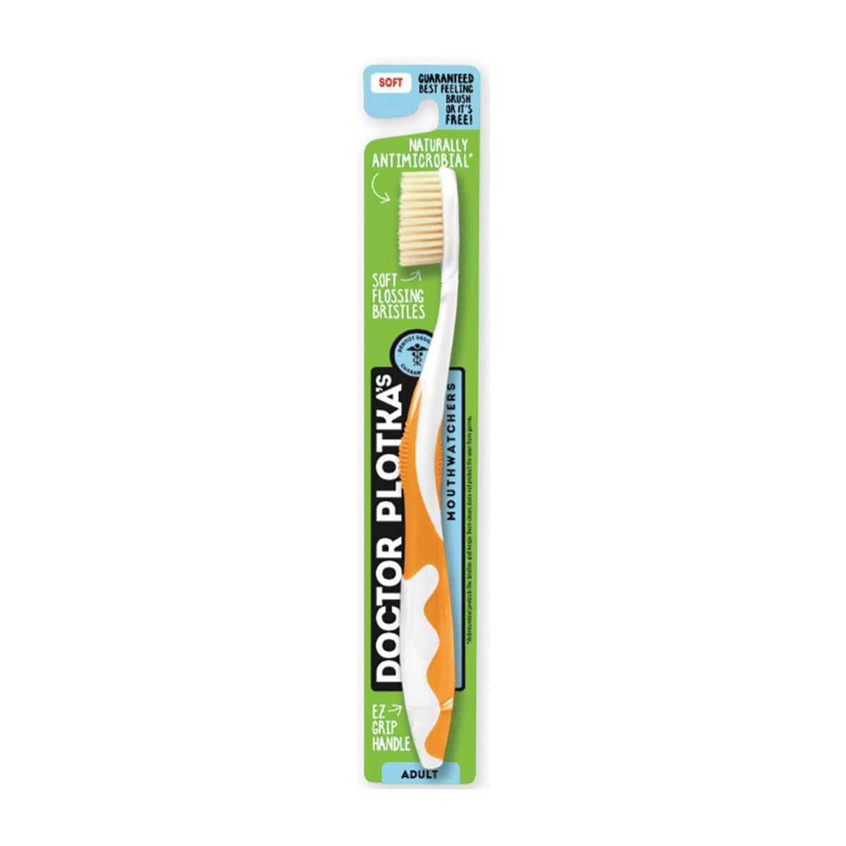 Dr Plotka's - MouthWatch Toothbrush Adult Soft Orange