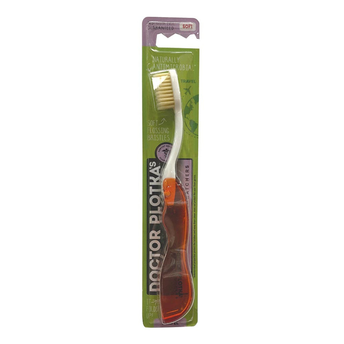 Dr Plotka's - MouthWatch Toothbrush Travel Adult Soft Red