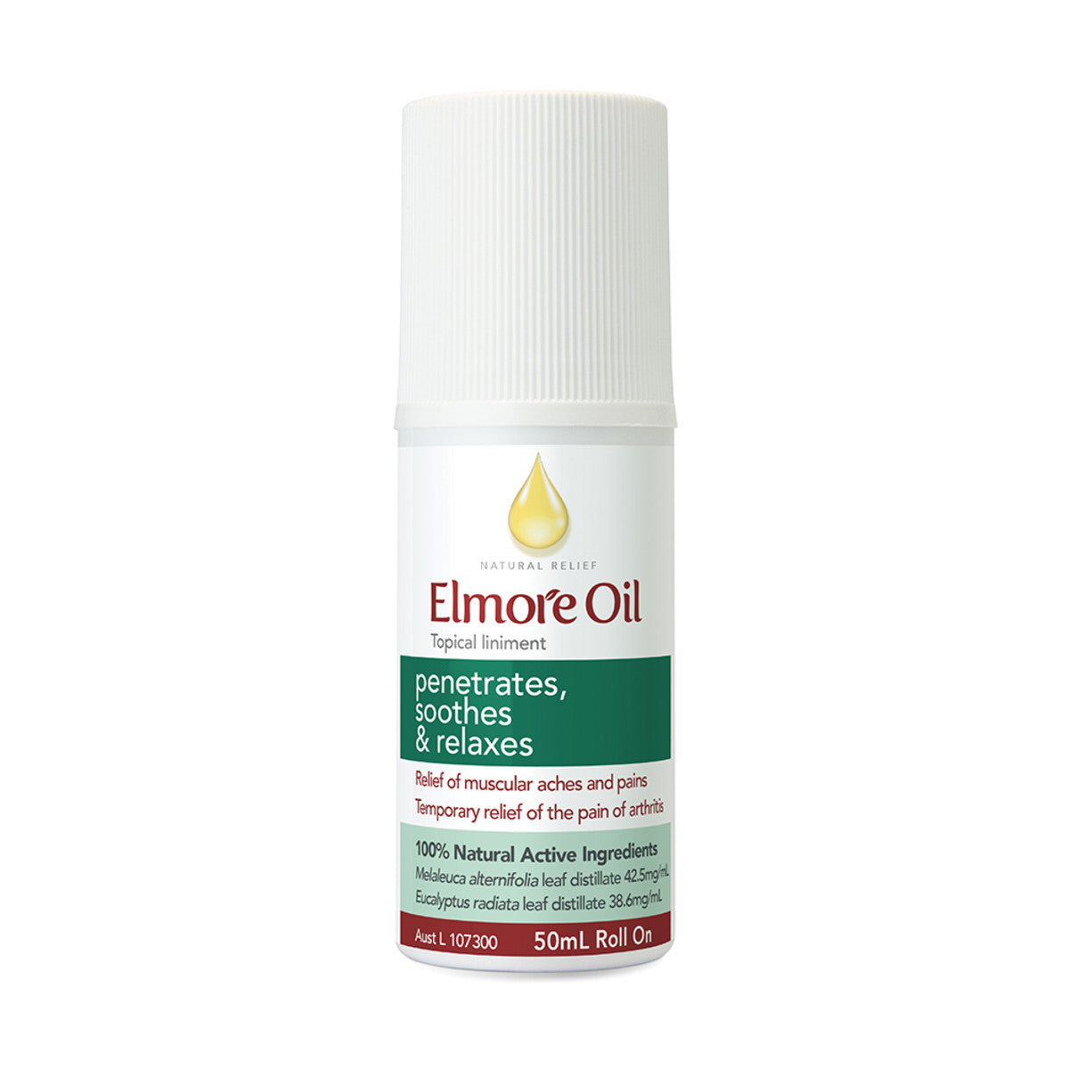 Elmore Oil - Natural Relief Topical Liniment Roll On