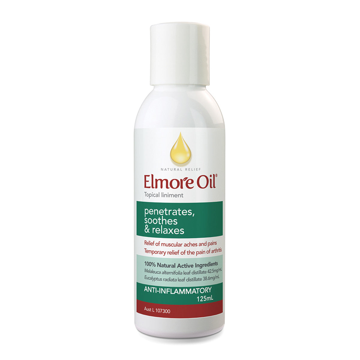 Elmore Oil - Natural Relief Topical Liniment Anti-Inflammatory