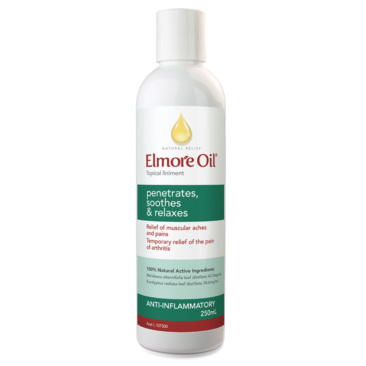 Elmore Oil - Natural Relief Topical Liniment Anti-Inflammatory