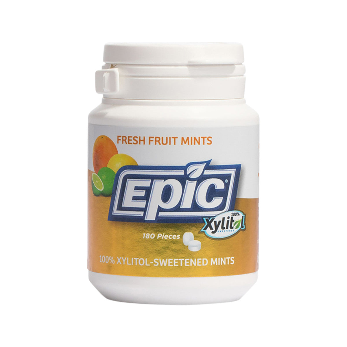 Epic Dental - Xylitol Dental Mints Fresh Fruit 180pc Tub