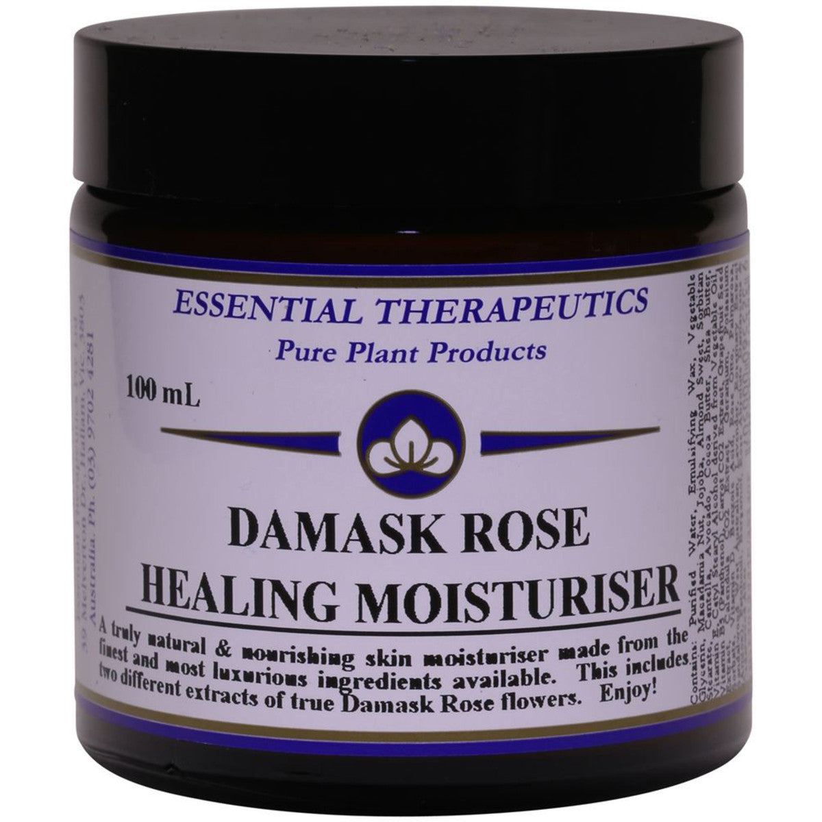 Essential Therapeutic - Damask Rose Healng Moisturiser 100ml