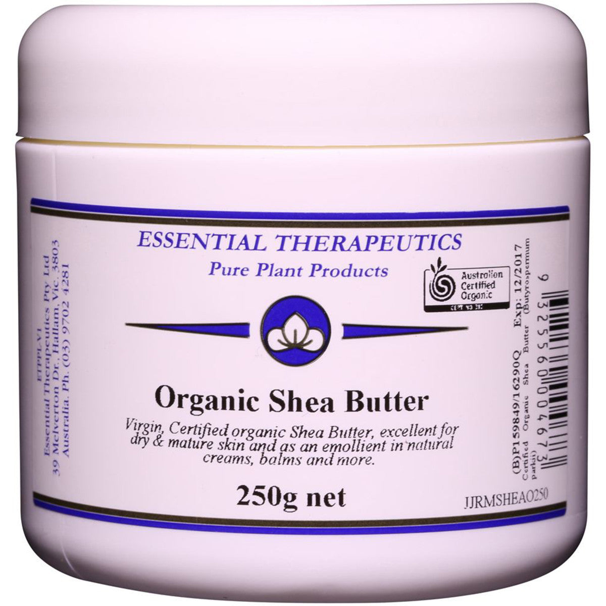 Essential Therapeutic - Shea Butter Organic 250g