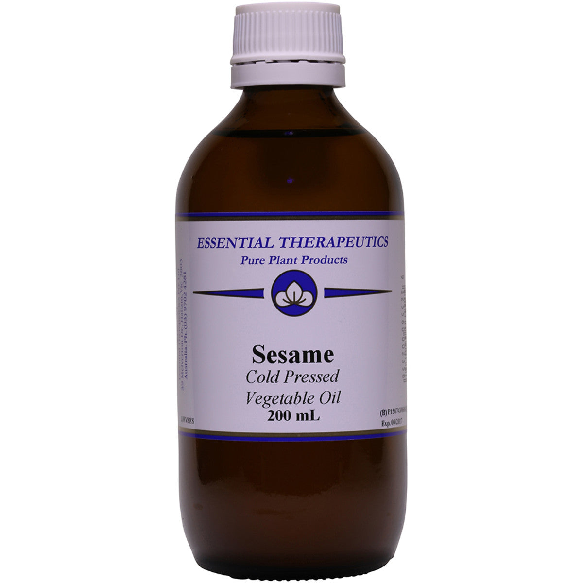 Essential Therapeutics - Vege Oil Sesame Oil Virgin 200ml