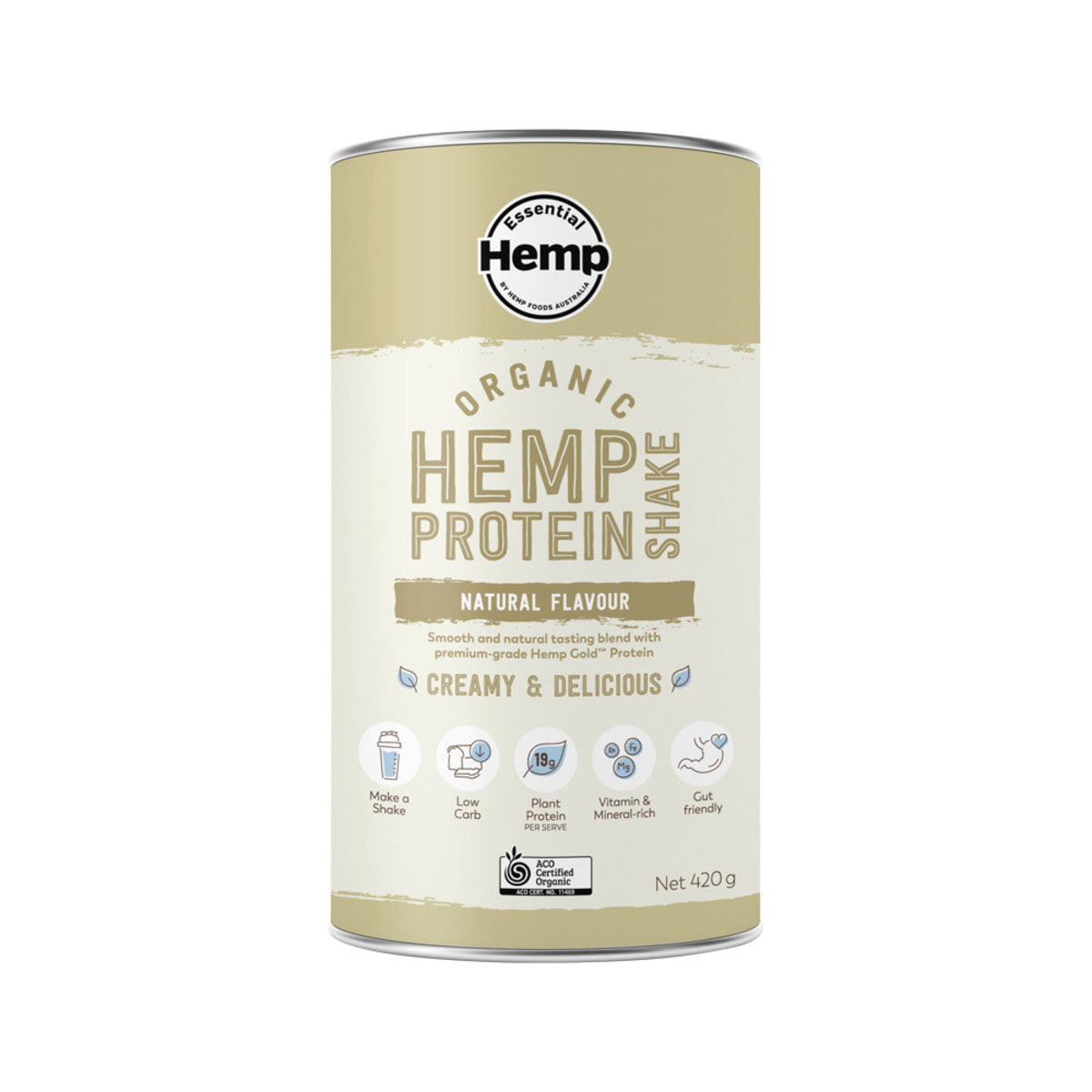 Essential Hemp - Hemp Protein Powder Unflavoured 420g