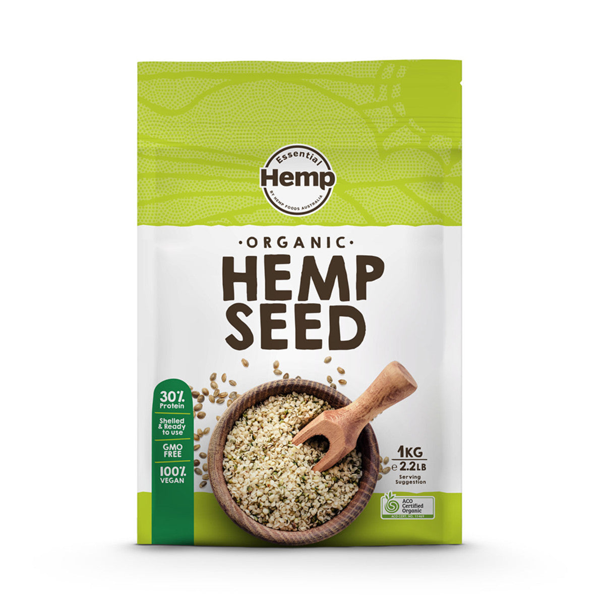 Essential Hemp - Organic Hulled Hemp Seeds 1kg