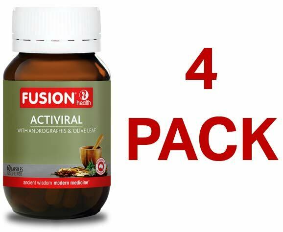 Fusion Health ActiViral 60 Capsules - 4 Pack